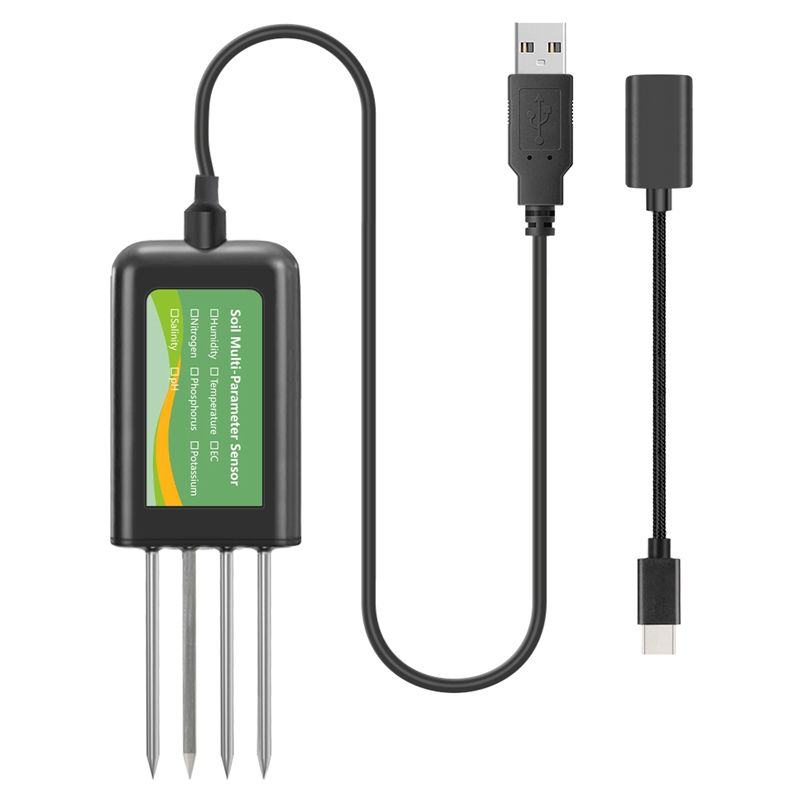 Precision Farming Smart Agriculture - AEE6-8In 원스톱 토양 센서(농업용 PH EC