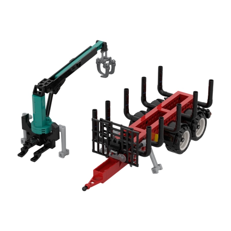 Agriculture Farming Vehicles - 시티 트랙터 MOC 빌딩 블록, 농업
