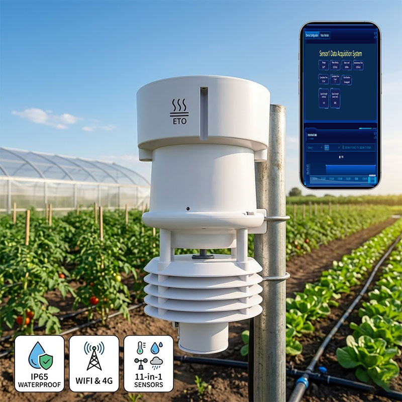 Precision Farming Smart Agriculture - 스마트 WiFi 4G 농업 ET0 기상