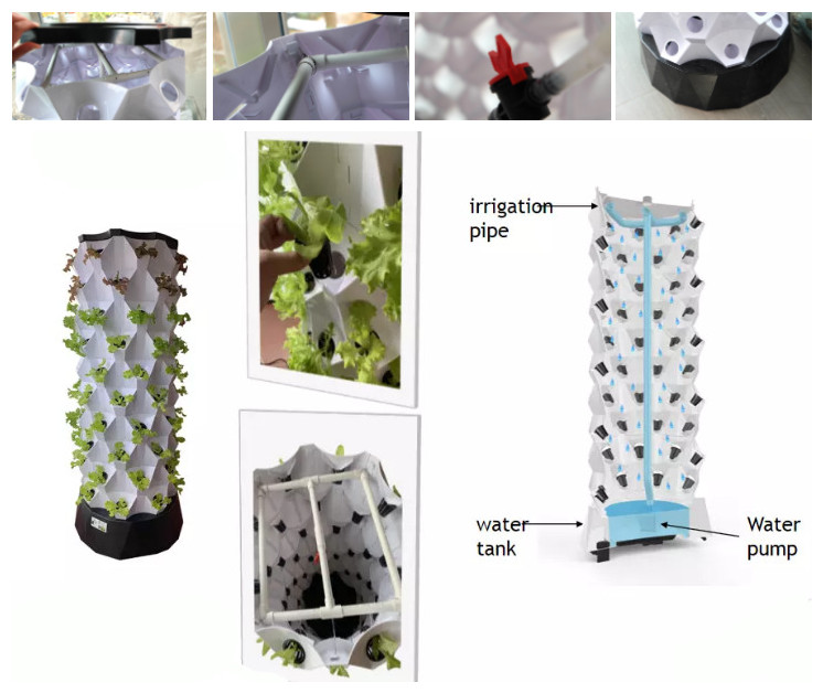 신형 농업용 온실 수직 농업 관개 수경재배 장비 실내  - Hydroponic Farming Agriculture 리뷰 및 가격