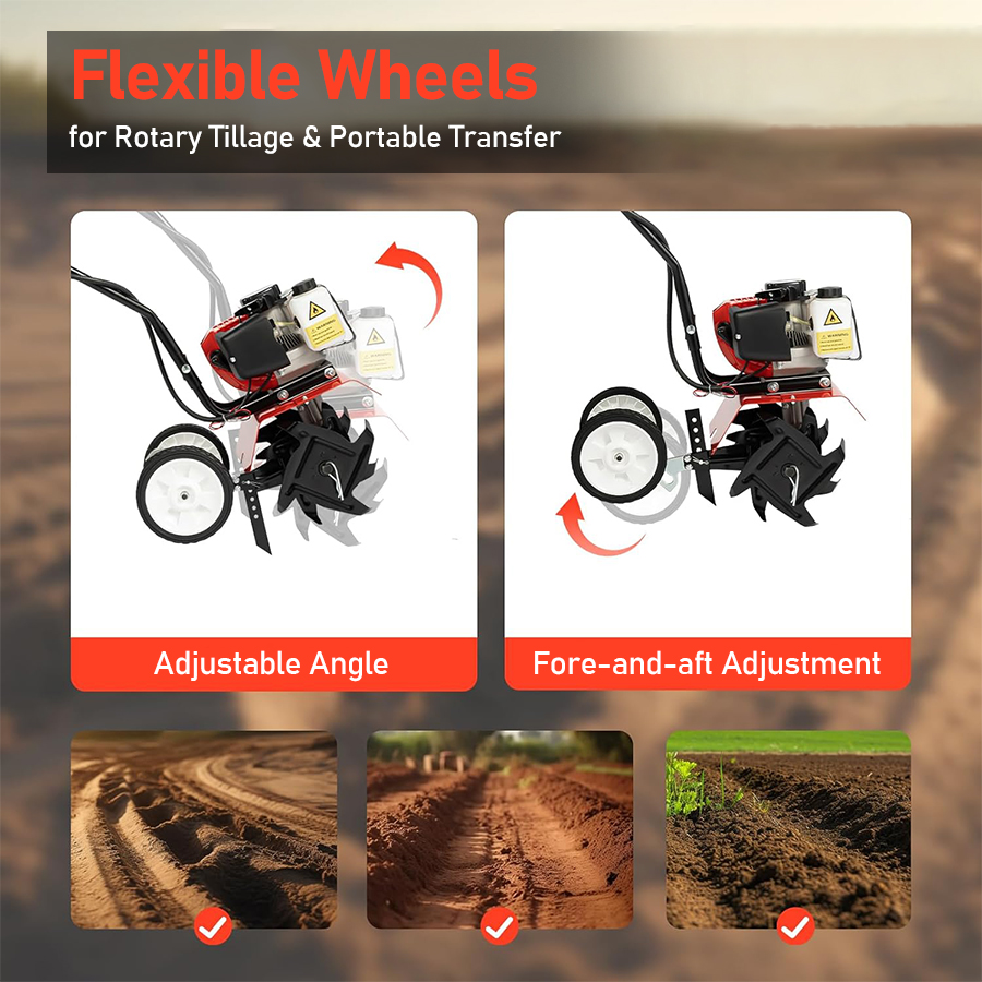 텅풀 휘발유 마이크로 경운기 미니 다기능 로터리 경운기 - Farming Equipment For Agriculture 리뷰 및 가격