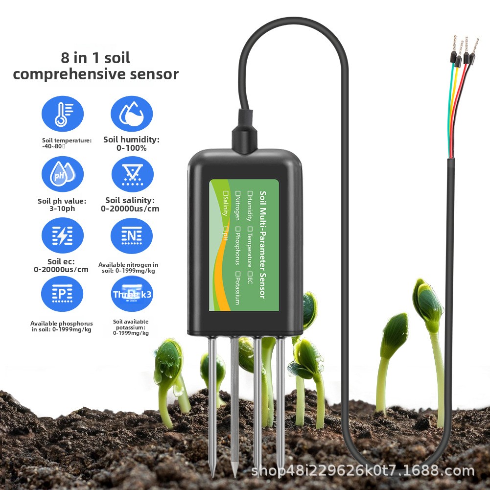 정밀농업 스마트 토양 측정기 8 in 1 센서 (농업용 - Precision Farming Smart Agriculture 리뷰 및 가격