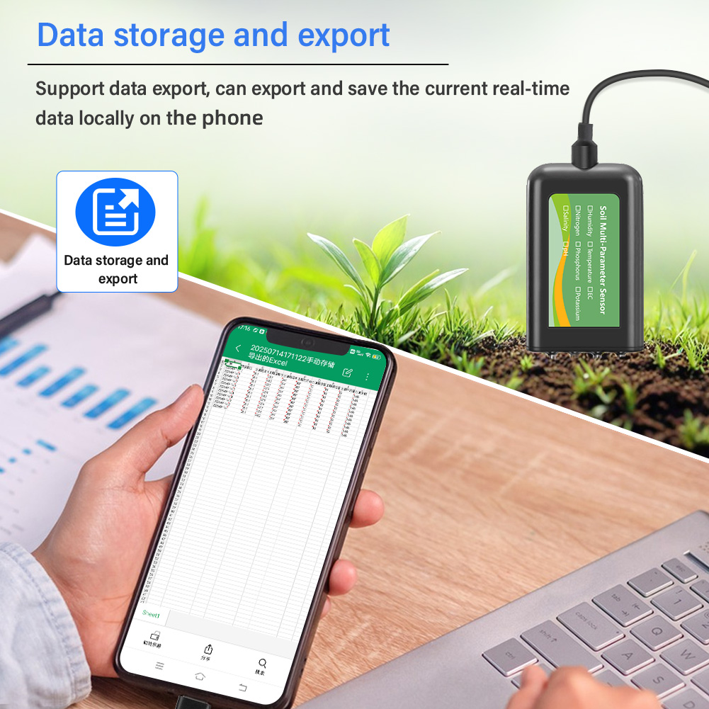 농업용 8 in 1 토양 센서 pH EC 수분 NPK  - Precision Farming Smart Agriculture 리뷰 및 가격