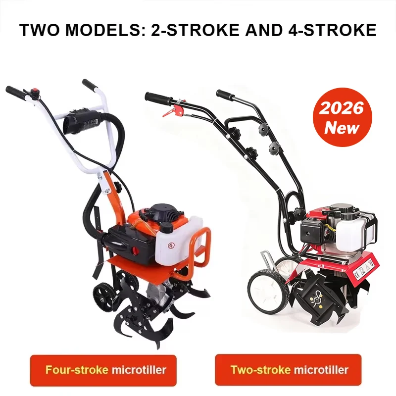 휘발유 미니 경운기 전기식 보행형 경운기 2행정 4행정 - Farming Equipment For Agriculture 리뷰 및 가격