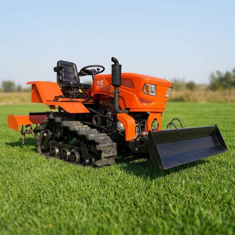 크롤러 4륜 구동 로터리 경운기 35HP 크롤러 트랙터 - Farming Equipment For Agriculture 리뷰 및 가격