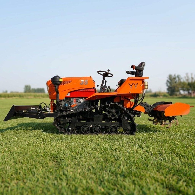 크롤러 4륜 구동 로터리 경운기 35HP 크롤러 트랙터 - Farming Equipment For Agriculture 리뷰 및 가격
