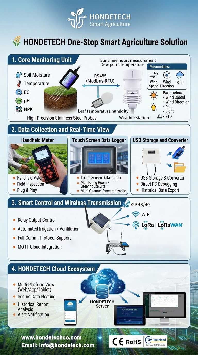스마트 WiFi 4G 농업 ET0 기상 관측소 무선 전 - Precision Farming Smart Agriculture 리뷰 및 가격