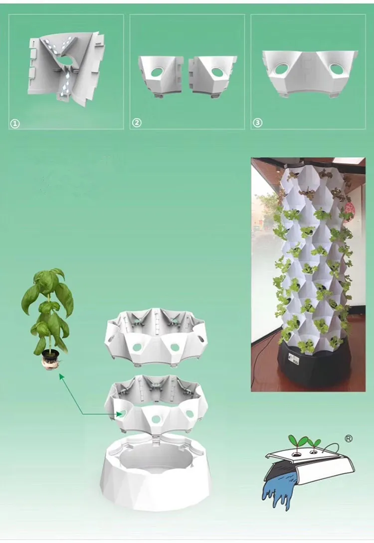 농업용 온실 수직 농업 에어로포닉스 시스템 수경 재배  - Hydroponic Farming Agriculture 리뷰 및 가격