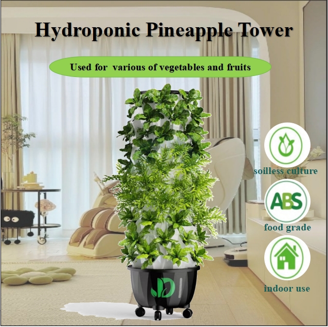 65L 6층 48홀 정원 수직 농업 수경재배 타워 시스 - Hydroponic Farming Agriculture 리뷰 및 가격